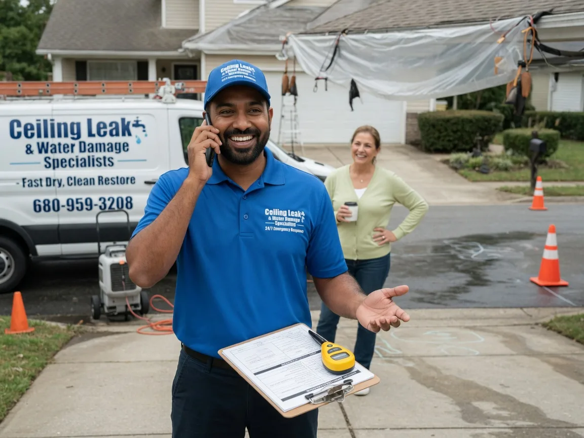 Ceiling Leak Cleanup Angle Inlet, MN FAQs